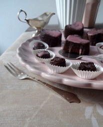 Schoko-Pflaumen-Küchlein Fingerfood