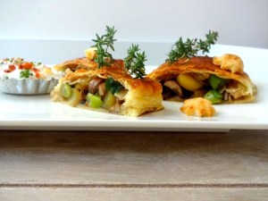 Pilz-Kartoffel-Strudel