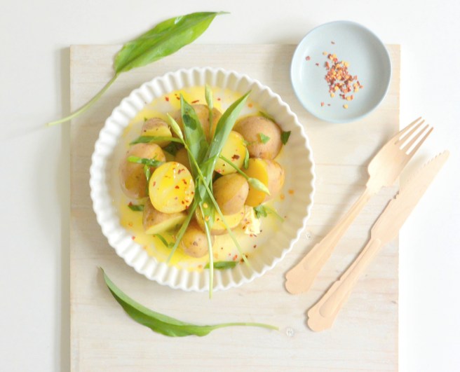 Pellkartoffeln mit Bärlauch